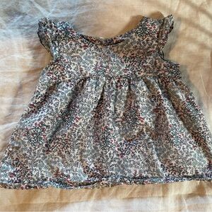 Tea Collection Multicolor Floral Kids Blouse